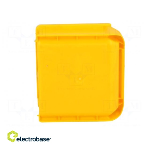 Container: workshop | yellow | plastic | H: 60mm | W: 102mm | D: 100mm фото 5