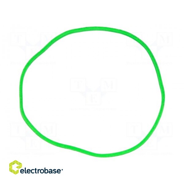 Rubber bands | Width: 1.5mm | Thick: 1.5mm | rubber | Colour: green image 2