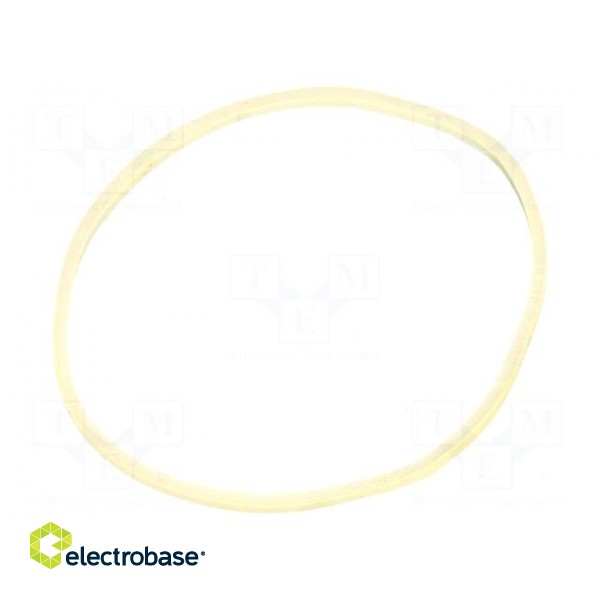 Rubber bands | Width: 1.5mm | Thick: 1.5mm | rubber | Colour: white image 2