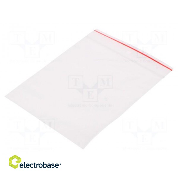 Self-seal bag | L: 120mm | Width: 100mm | Thick: 40um | polyetylene