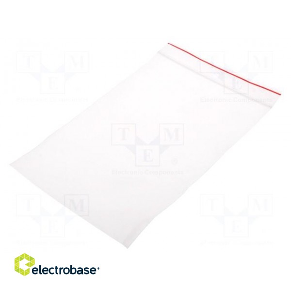 Self-seal bag | L: 180mm | Width: 120mm | Thick: 40um | polyetylene