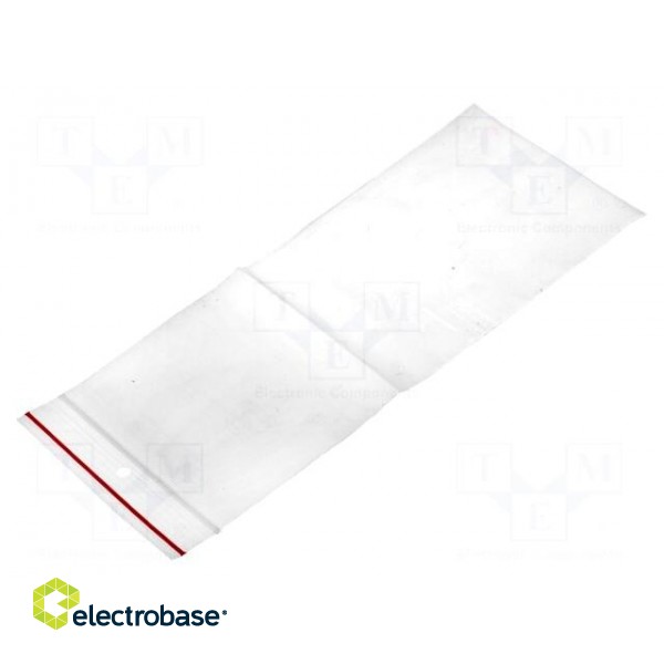 Self-seal bag | L: 200mm | Width: 90mm | Thick: 40um | polyetylene