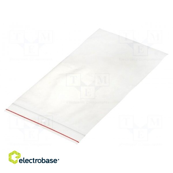 Self-seal bag | L: 250mm | Width: 150mm | Thick: 45um | polyetylene