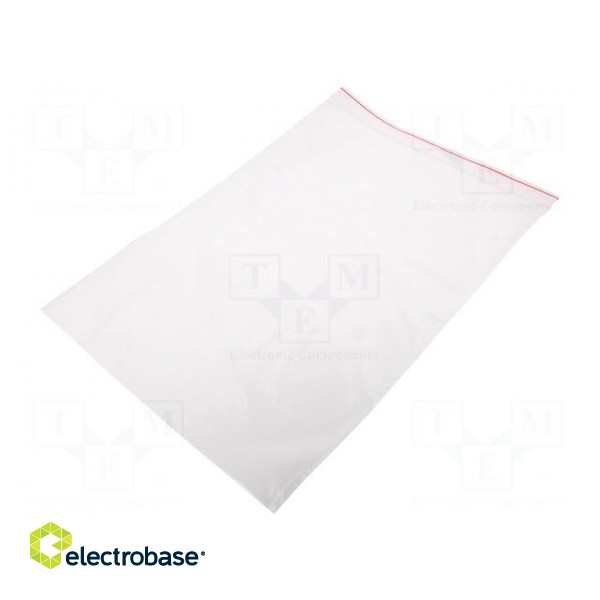 Self-seal bag | L: 350mm | Width: 250mm | Thick: 45um | polyetylene