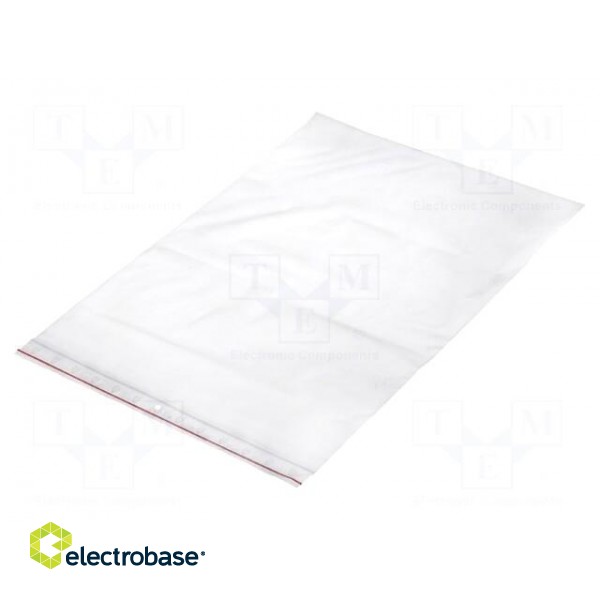 Self-seal bag | L: 400mm | Width: 300mm | Thick: 45um | polyetylene