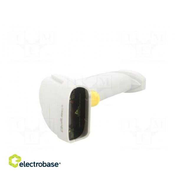Barcode scanner | white | Interface: USB | 1D фото 2