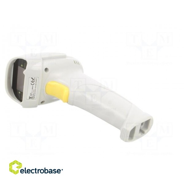 Barcode scanner | white | Interface: USB | 1D image 4
