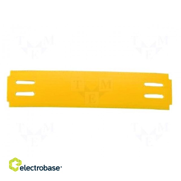 Identification tags | Width: 15mm | Colour: yellow | L: 65mm | -40÷90°C