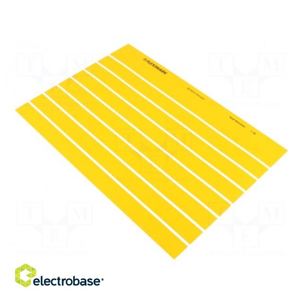 Label | 20mm | 8mm | yellow | self-adhesive | -40÷150°C | FLEXIMARK®