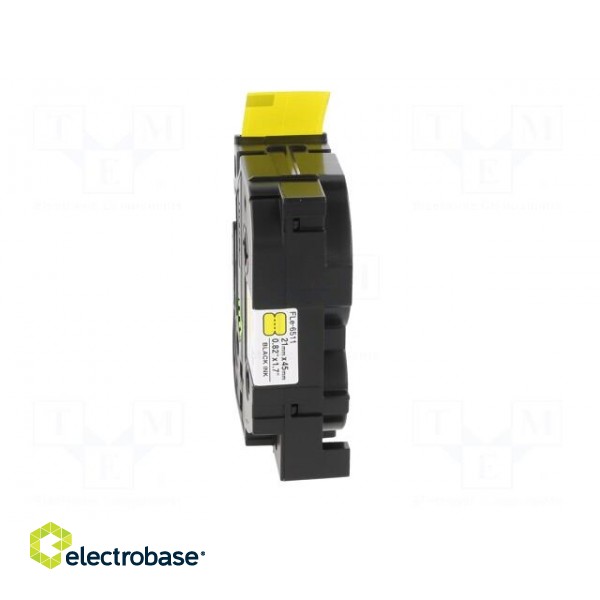 Label | 21mm | 45mm | yellow | Character colour: black | self-adhesive фото 5