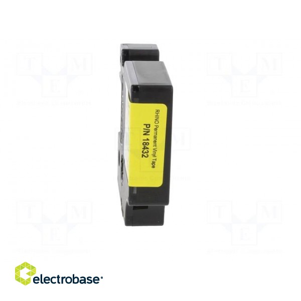Tape | 12mm | 5.5m | yellow | Character colour: black image 5