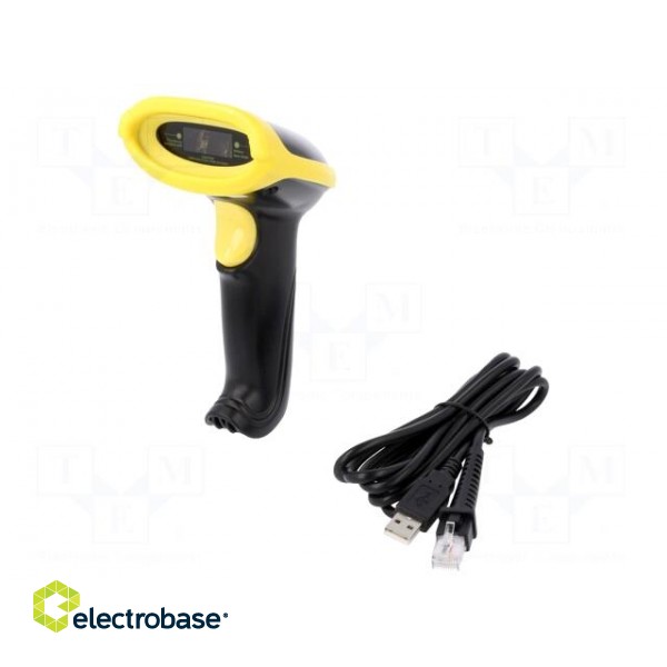 Barcode scanner | Interface: USB | 1D image 1