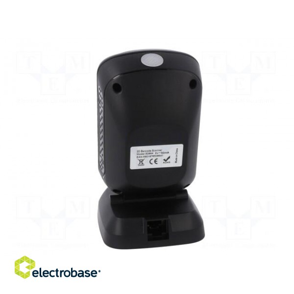 Barcode scanner | Interface: USB | stationary | 1D,2D paveikslėlis 5