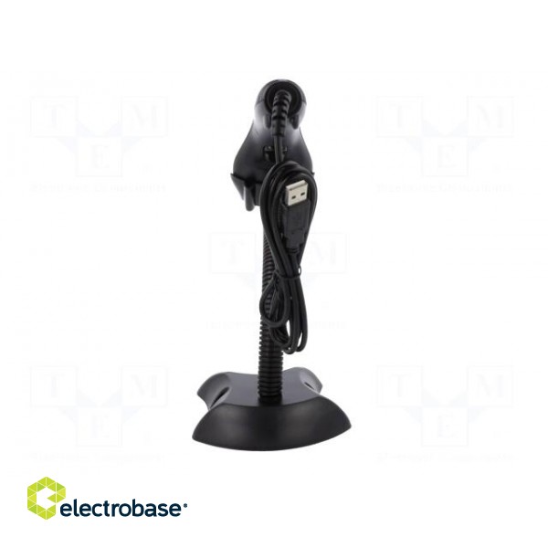 Barcode scanner | Interface: USB | with holder | 1D image 6