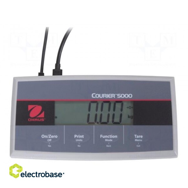Scales | to parcels,electronic | Scale max.load: 30kg | -10÷40°C image 2