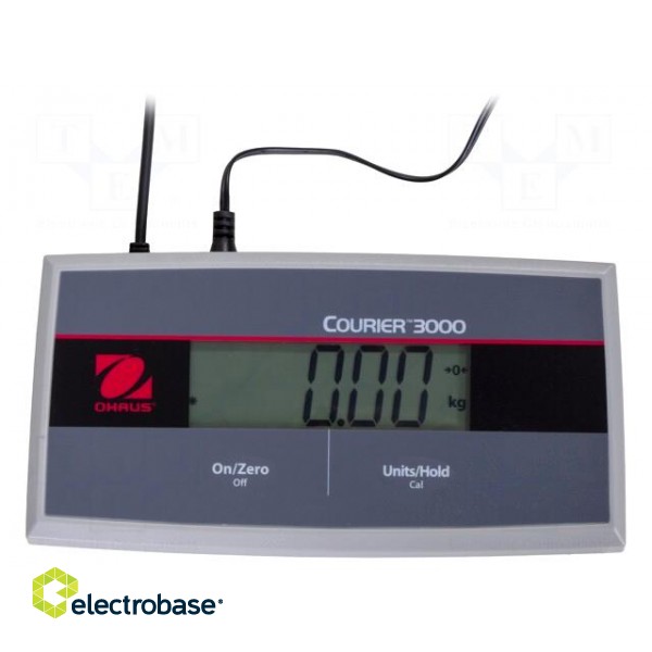 Scales | to parcels,electronic | Scale max.load: 35kg | 5÷40°C | 100h image 2