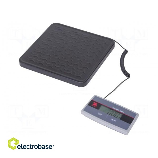 Scales | to parcels,electronic | Scale max.load: 75kg | 5÷40°C | 100h image 1