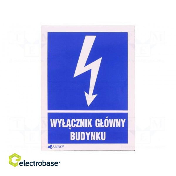 Safety sign | informative | Mat: self-adhesive folie | W: 74mm