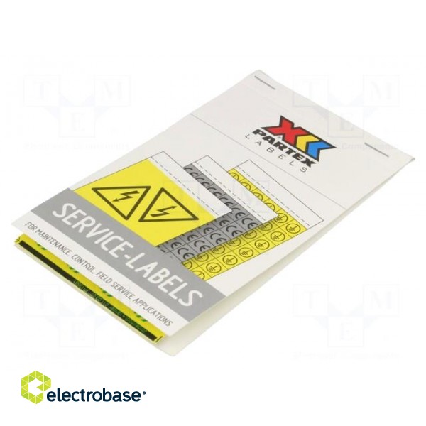 Safety sign | self-adhesive folie,vinyl | yellow-green | 16mm фото 1