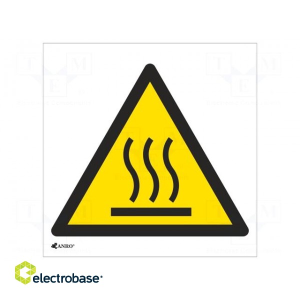 Safety sign | warning | self-adhesive folie | W: 200mm | H: 300mm