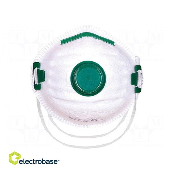 Dust respirator | disposable,with valve | FFP2 NR D