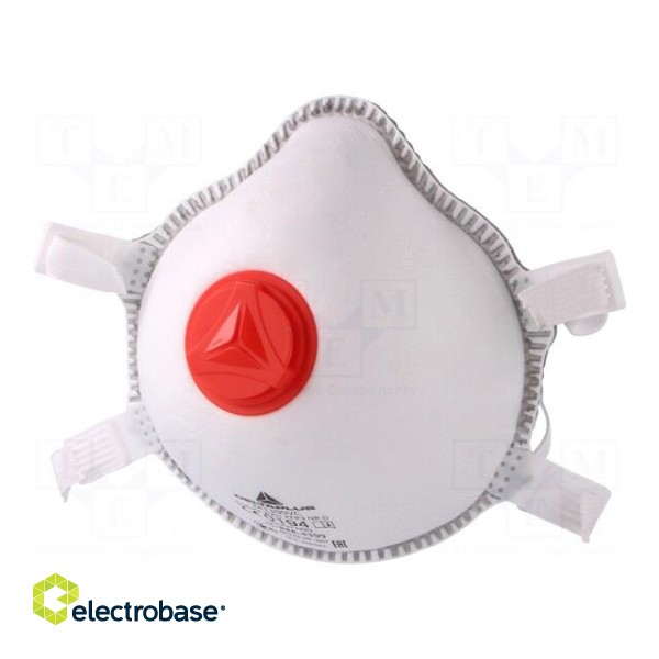 Dust respirator | disposable,with valve | FFP3 NR D | 5pcs. image 1