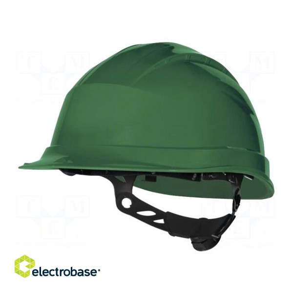 Protective helmet | adjustable | Size: 53-63mm | green | CE,EN 397