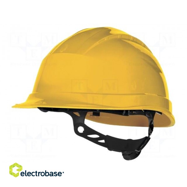 Protective helmet | adjustable | Size: 53-63mm | yellow | CE,EN 397