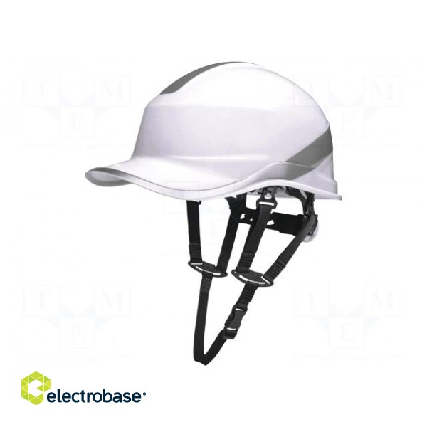 Protective helmet | Size: 55÷62mm | white | ABS | DIAMOND V UP | 1kV