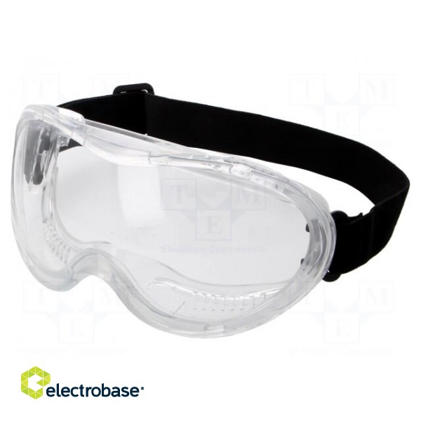 Safety goggles | Lens: transparent | Protection class: BT