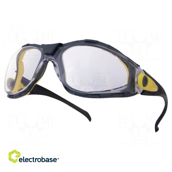 Safety spectacles | Lens: transparent | Classes: 1 image 2