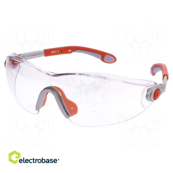 Safety spectacles | Lens: transparent | Classes: 1 image 1