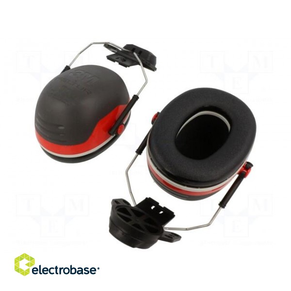 Ear defenders | helmet mounted | Attenuation level: 32dB