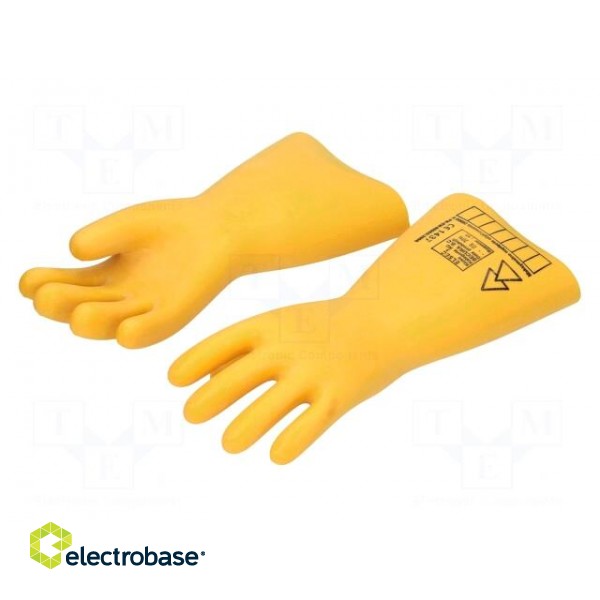 Electrically insulated gloves | Size: 10 | 30kV фото 1
