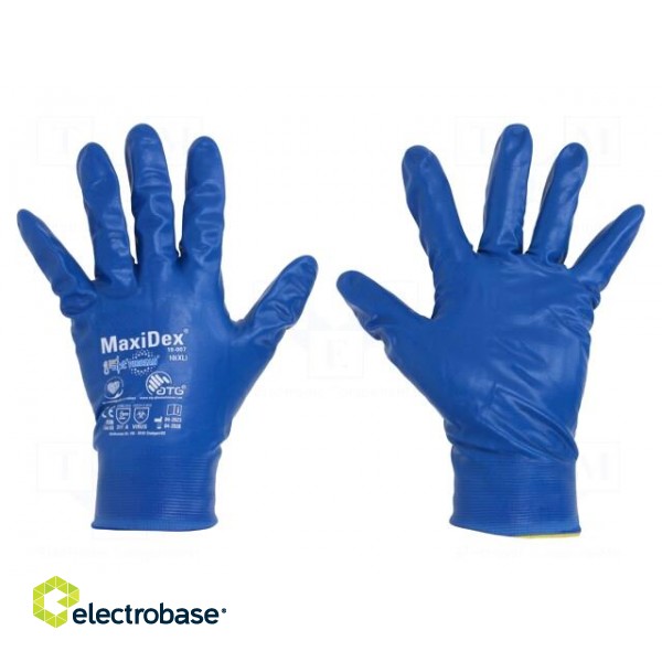 Protective gloves | Size: 10 | blue | MaxiDex®