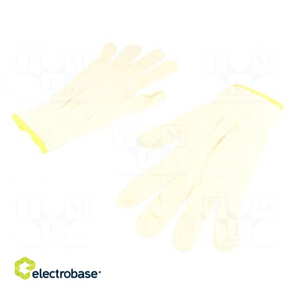Protective gloves | Size: 10 | cotton | non-insulated