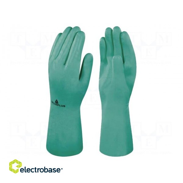 Protective gloves | Size: 8 | green | cotton,nitryl | NITREX VE801
