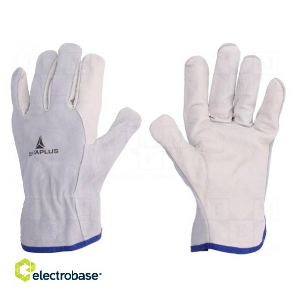 Protective gloves | Size: 10 | natural leather | FCN29