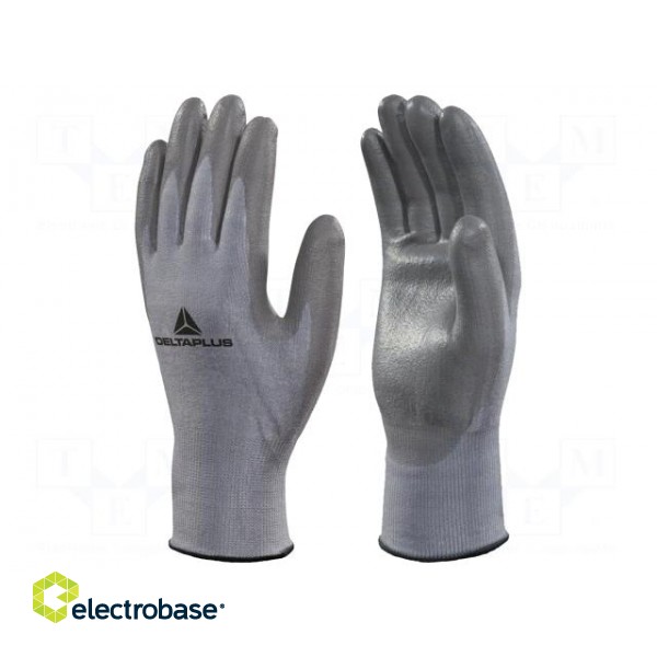 Protective gloves | Size: 11 | grey | DELTAnocut®,polyurethane