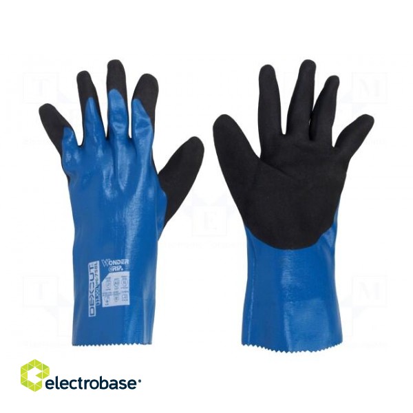 Protective gloves | Size: 11,XXL | blue | HPPE,nitryl,polyester
