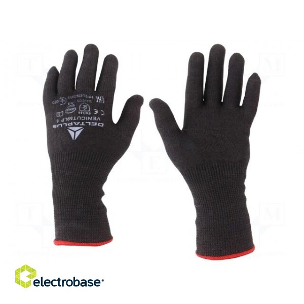 Protective gloves | Size: 6 | high resistance to tears and cuts paveikslėlis 1