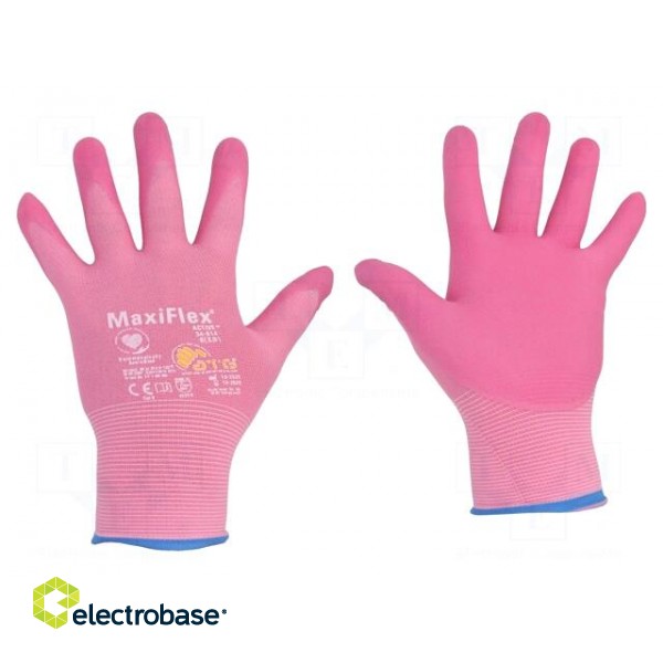 Protective gloves | Size: 6 | pink | MaxiFlex® Active™