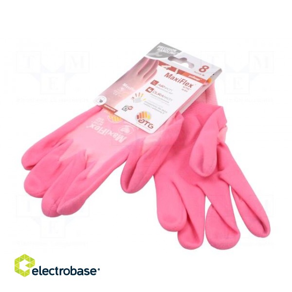 Protective gloves | Size: 8 | pink | MaxiFlex® Active™