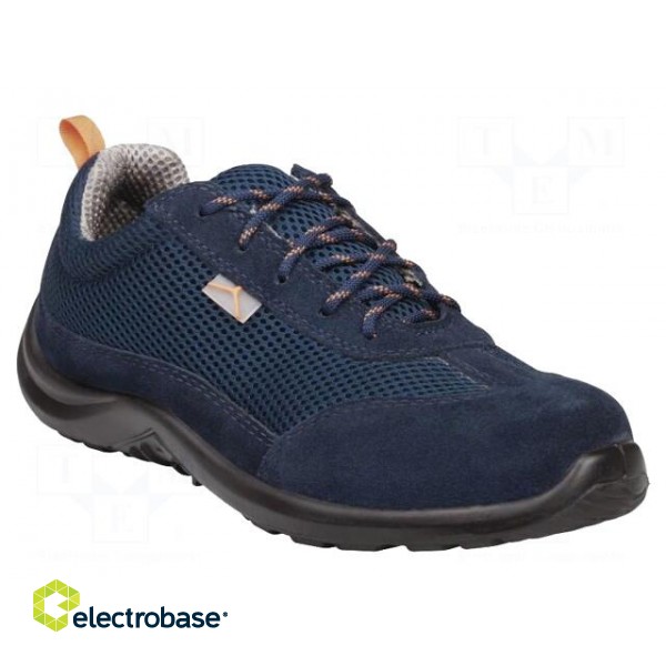 Shoes | Size: 44 | navy blue | polyester,suede split leather