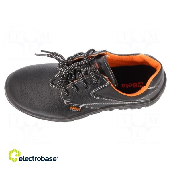 Shoes | Size: 43 | black | leather | with metal toecap | 7241EN image 3