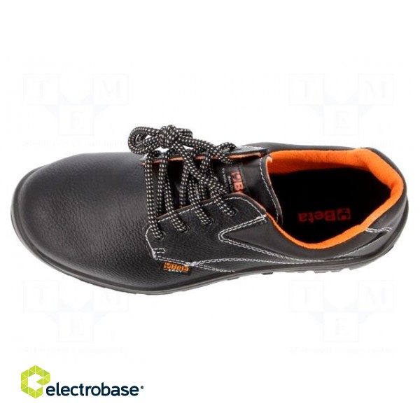 Shoes | Size: 44 | black | leather | with metal toecap | 7241EN paveikslėlis 3