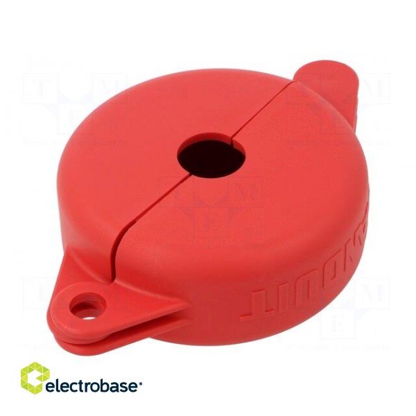 Gate valve lockout | Mat: polypropylene | Colour: red | 25.4÷63.5mm фото 2