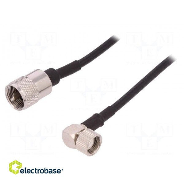 Cable with a plug | 6m | LC27,UHF