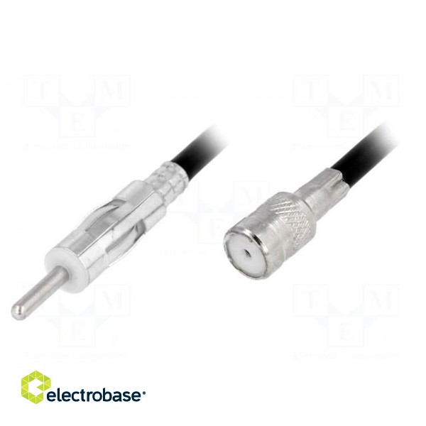 Antenna adapter | DIN plug,ISO socket | with lead | 0.15m image 2