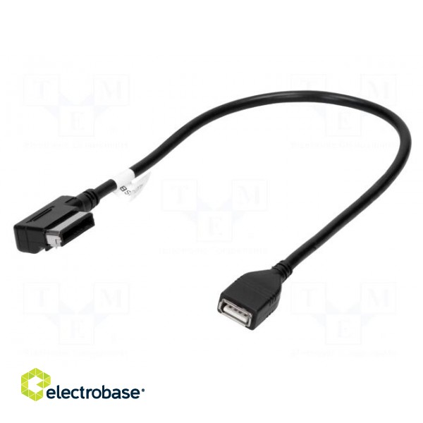 Aux adapter | USB A socket,MMI 3G plug | Audi,Seat,Škoda,VW